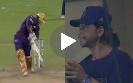 [Watch] Shahrukh Khan Applauds After Venkatesh Iyer Finishes The Chase Against DC With A Six
